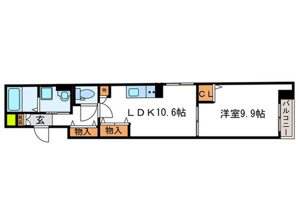 グランディオーズ桂の物件間取画像